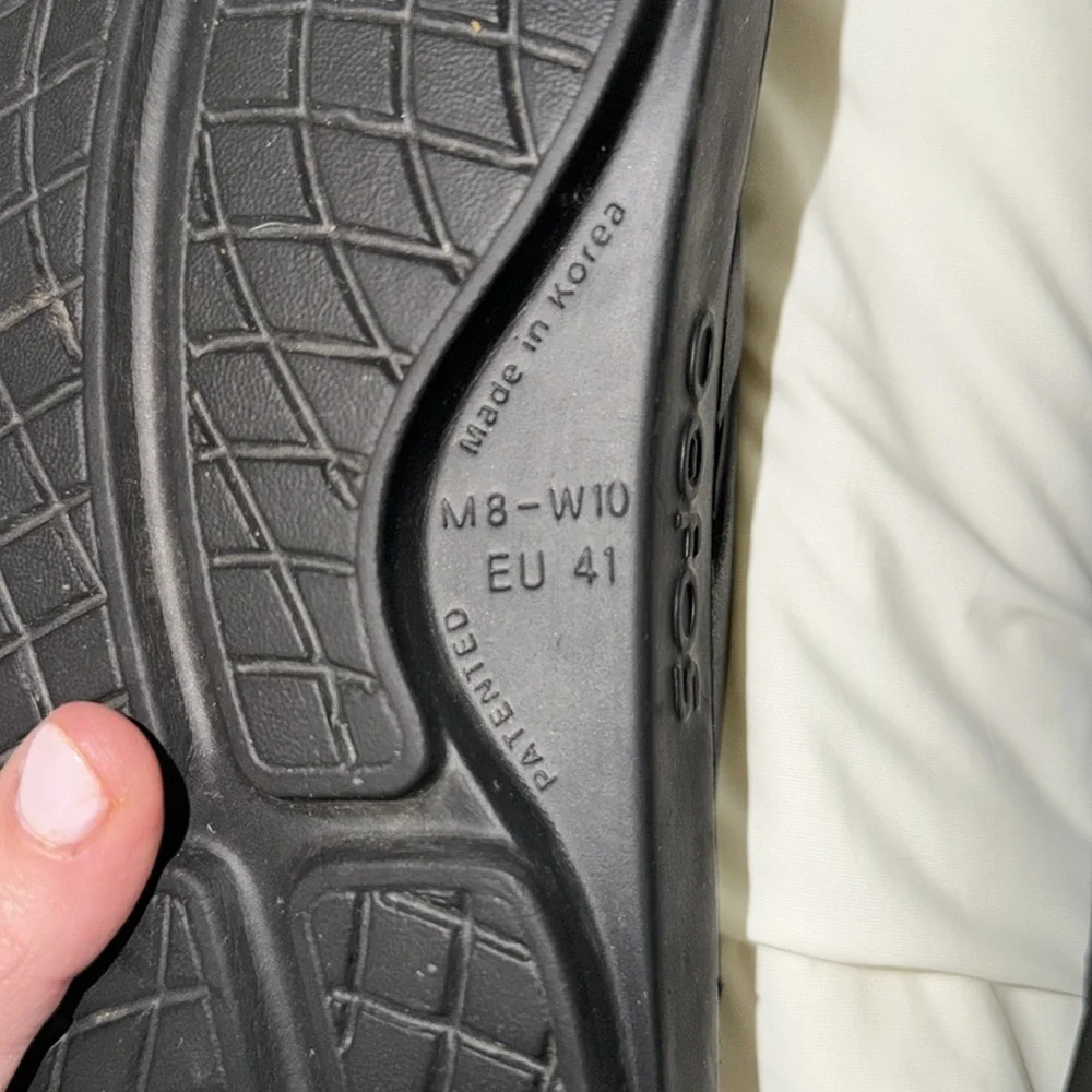 OOFOS Black Comfort Sandals - Picture 4 of 5